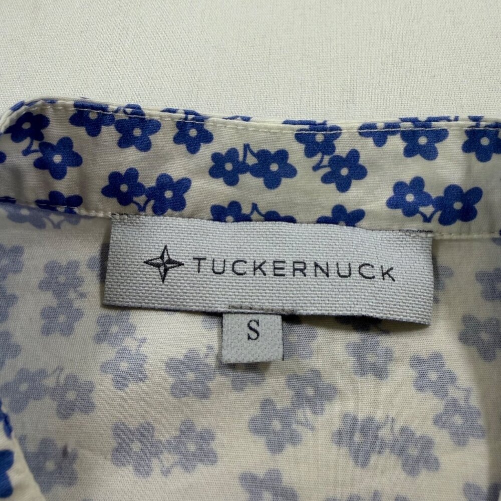 Tuckernuck Blue and White Printed Shift Dress - Picture 5 of 8